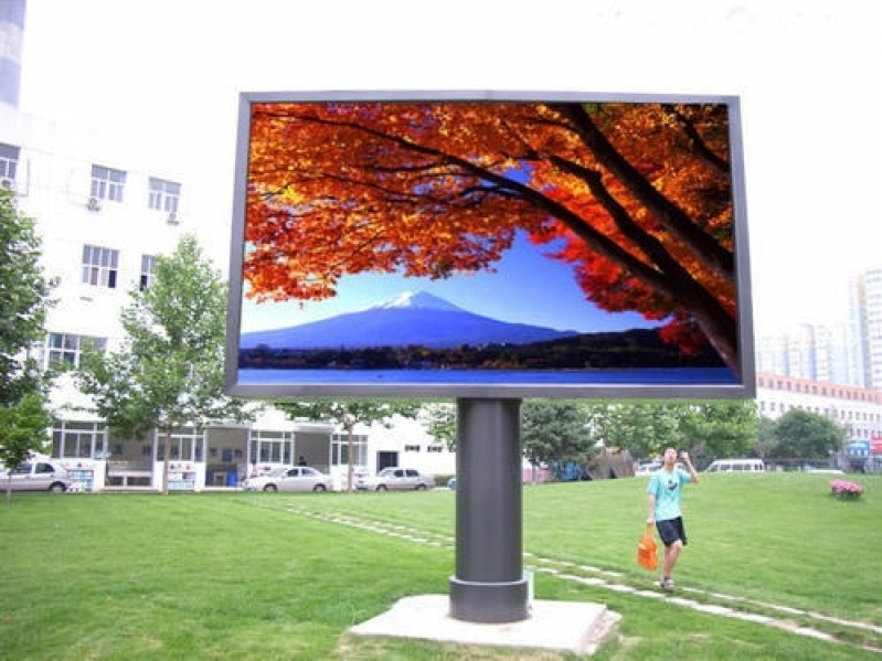 Painel Led Outdoor Propaganda Valor Poá - Painel Led Outdoor